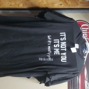 black tee shirt med.  nwt